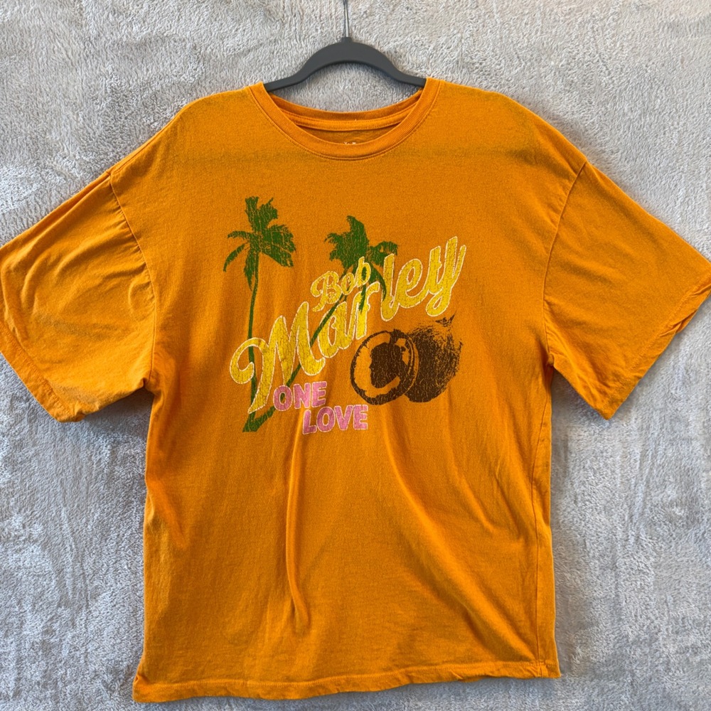 Zion Rootswear Bob Marley One Love Graphic T Shirt Men's Medium Reggae Jamaica